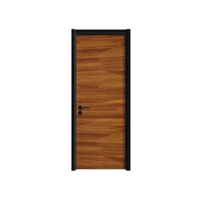 Sound Insulation MDF Wooden Door 43mm Thick PVC Interior Doors With Frames