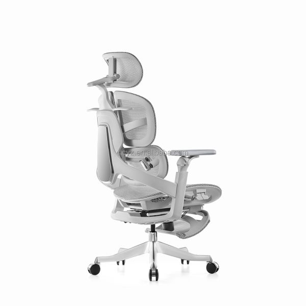 Luxury High Back up & Down Adjustable Ergonomic Computer Chair Full Mesh Recliner Executive Manager Office Chair With 6D Armrest