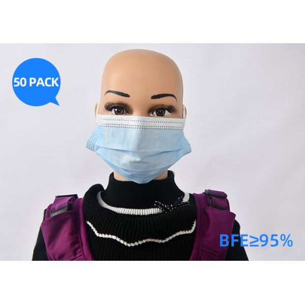 Breathable Protective 3 Ply Surgical Face Mask Disposable Latex Free