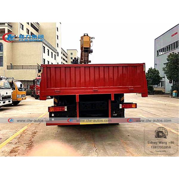 8x4 Dongfeng Kingland Truck Mounted Telescopic Crane With Construction Equipment