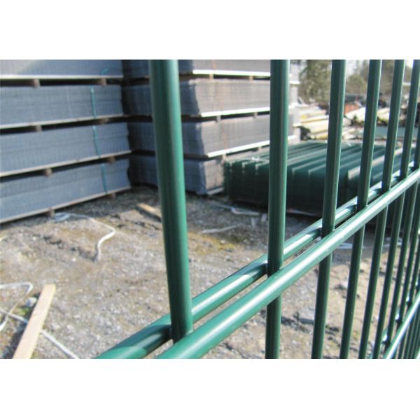 Powder Coated Decorative Pyramid Fence Panel 1630mm height x 2500mm width RAL 6005 Powder Coated 50mm*200mm