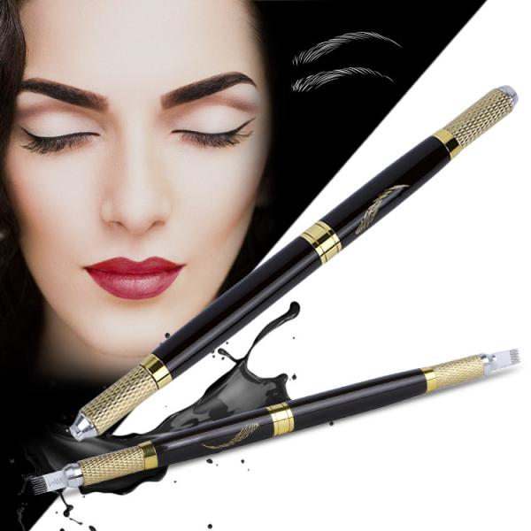 A sobrancelha Microblading do preço de grosso encerra a pena principal da tatuagem 2 para a composição permanente Pen Tebori Pen Eyebrow Tattoo