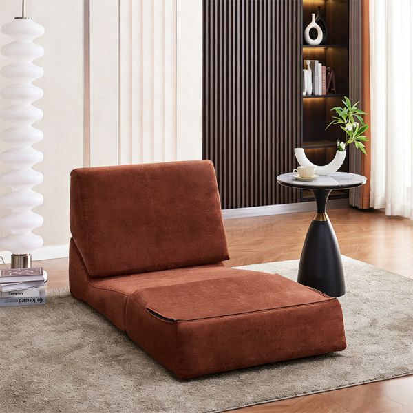 Modern Square Sectional Sofa Apartment Living Room Bedroom Recliner Sofa Bed Furniture Vacuum Compressed Modular Packing