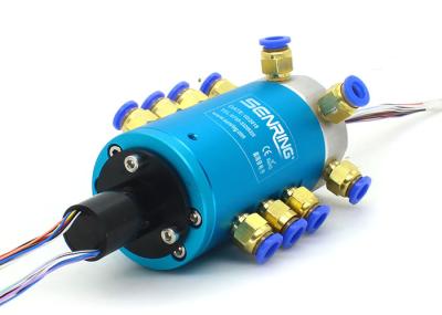 Lightweight 6 Passage Pneumatic Rotary Coupling Senring Electronics Support G1/8 Port
