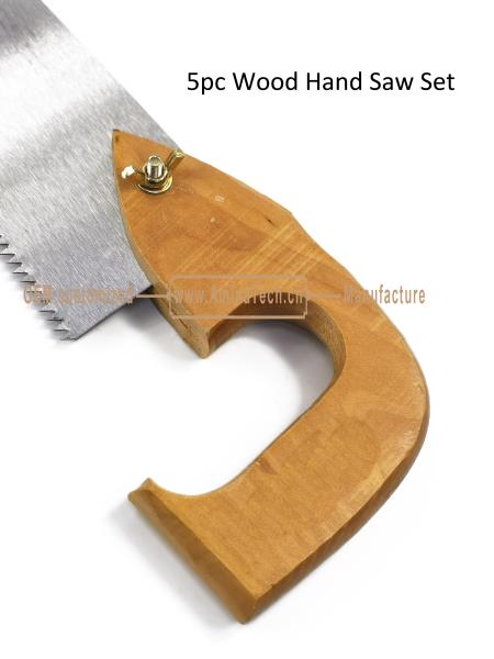 5pc Wood Hand Saw Set,Size:495mm,300mm,298mm,252mm,225mm,Cutting Wood,Pruning the Garden