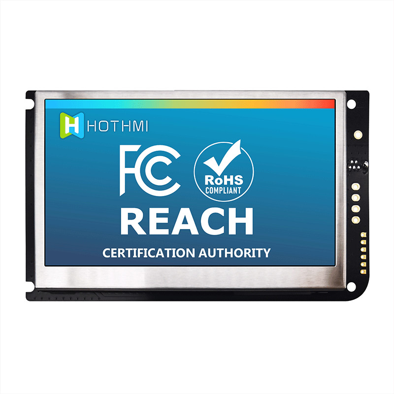 4,3 дисплей экрана касания TFT UART дюйма сопротивляющийся LCD 480x272 С ДОСКОЙ РЕГУЛЯТОРА LCD
