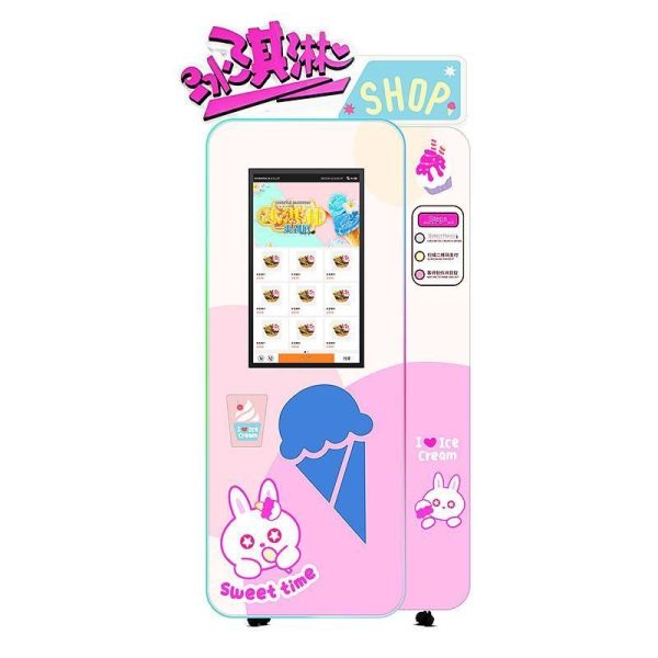 220V Self-Service Vending Machine Smart Ice Cream Maker from Manufacturing Plant