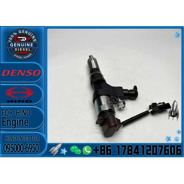 Injecteurs diesel Denso Buse Assy 095000-6951 095000-6952 095000-6593 095000-6950 Pièces pour excavatrice Hino J08 J05D Kobelco