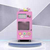 Cubeta 300Kg da máquina de venda automática 12L do algodão doce do robô 600W-2500W