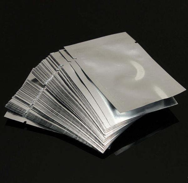 Customized Printed Heat Sealed Plastic Bags, Aluminum Foil Food Packaging Vacuum Storage 3-Side Sealed Bags