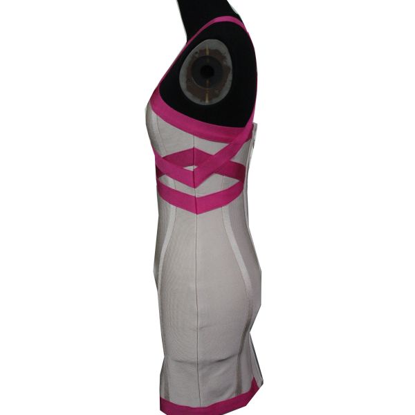 Платья вечера Ombre Midi лайкра, платье повязки Анти--Морщинки способа