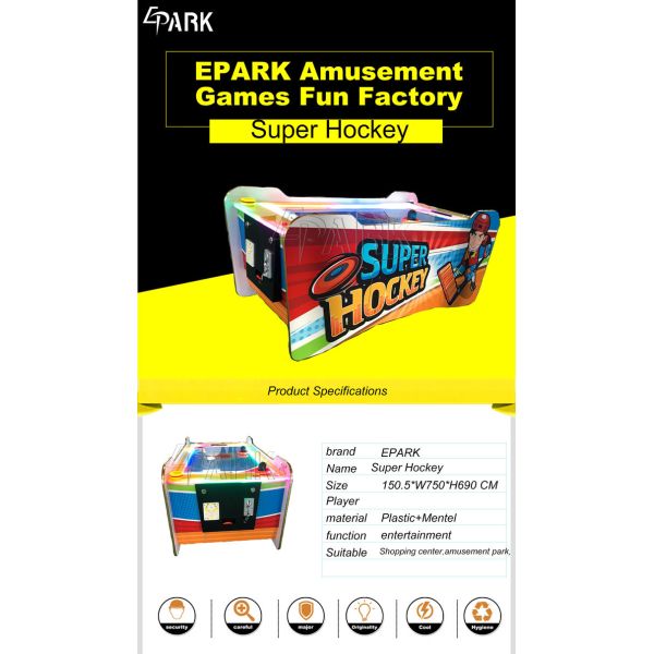 Kid Entertainment Coin Operated Mini Air Hockey Table Game Machine For Sale