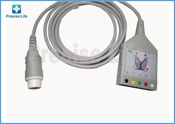 Cabo médico do monitor paciente M1600A ECG das peças sobresselentes em volta do conector de pino 8