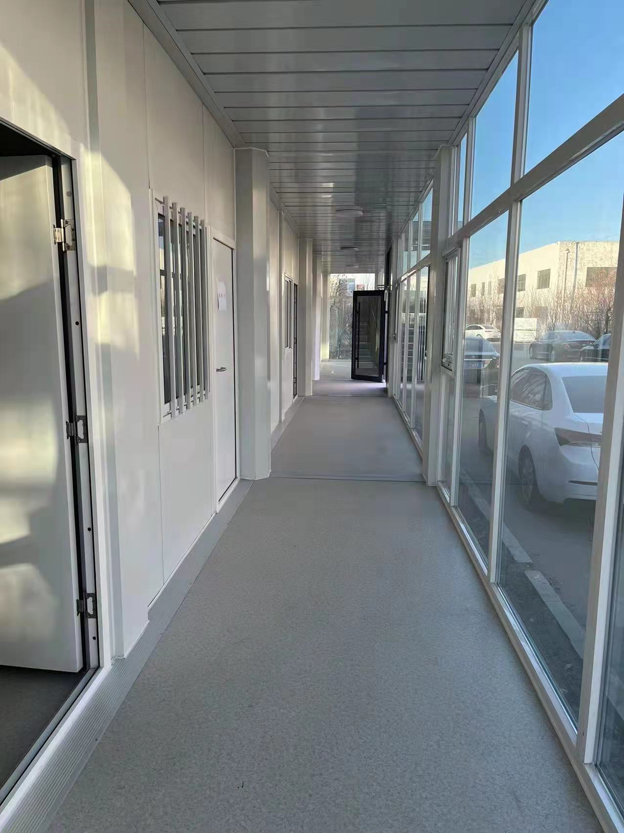 Стальной сэндвич панель Контейнер офис Ресторан с кухней и 18 мм MGO доска пол