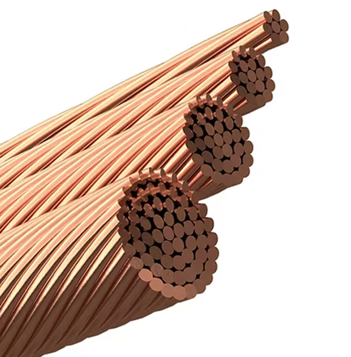 High Conductivity Pure Bare Copper Wire Electrical Conductor Solid Copper Wire