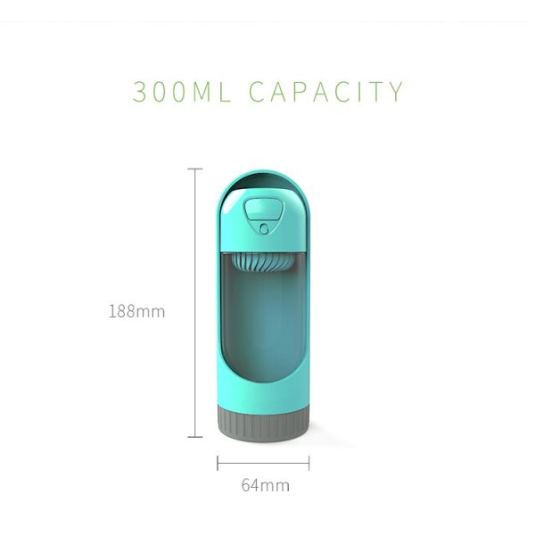 Outdoor Portable Travel Water Bottle For Dogs PET Water Cup With Filter 236g