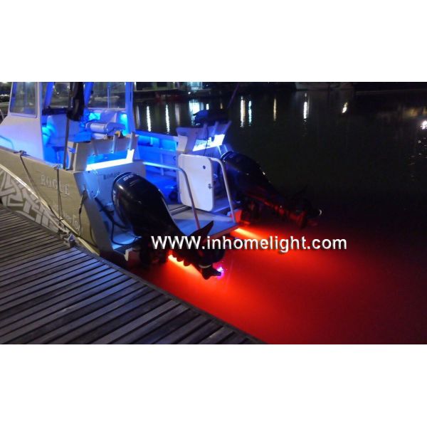 Света СИД шлюпки нержавеющей стали подводные, зеленые света шлюпки для рыбной ловли ночи