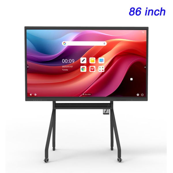 Anti Glare Interactive Lcd Screen Office 4K 86 Inch Interactive Flat Panel
