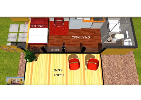 Topshaw Casas Prefabricadas Prefab Houses 20ft 40ft Solar Modified Shipping Container