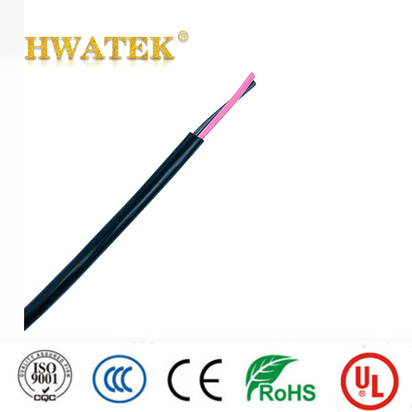 150V Electrical Flexible Cable UL2576 2C X 22AWG ( 7/0.254T ) copper stranded PVC jacket cable