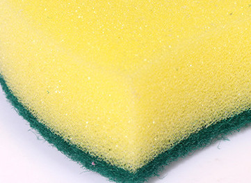 Double-side Rectangle Sponge Kitchen Cleaning Scouring Pad Scourer