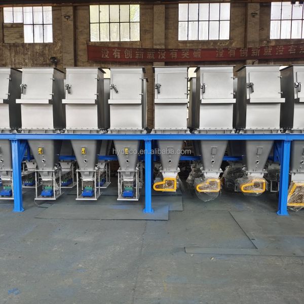 PLC Control Mixer Weighing Conveyor Automatic Batching System