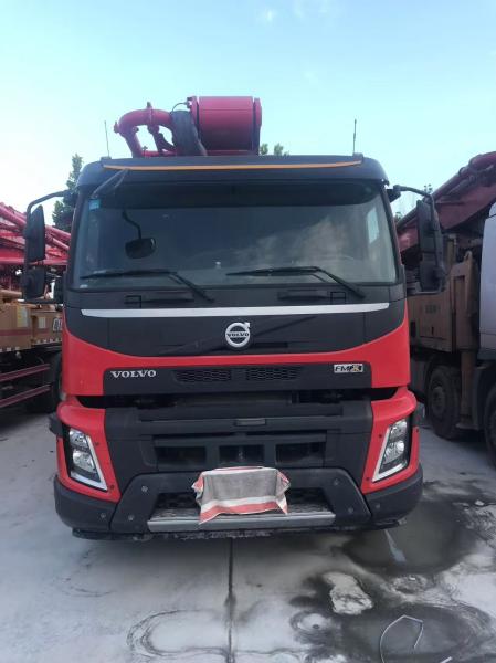 62m Concrete Pump Truck Equipment with  Volvo Chassis Stable Condition