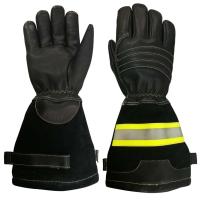 Punho longo EN388: Fita 2016 de Gloves With Reflective do sapador-bombeiro