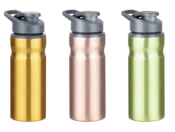 Wide Mouth Aluminium Sports Water Bottle / BPA Free Drink Bottles 750ml
