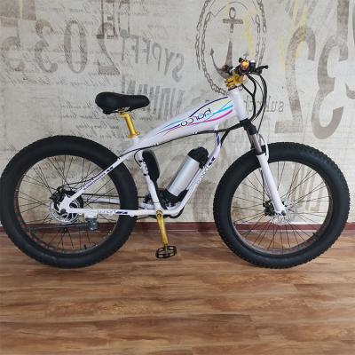 Feito de 26 polegadas de eletricidade de pneus gordos bicicleta com 48v 500w motor de bateria de lítio alimentado