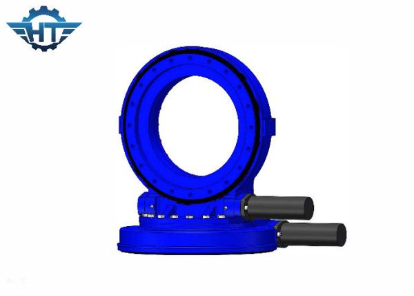 Envelop Worm Worm Gear Slewing Drive For Solar Tracking System With 24V DC Motor