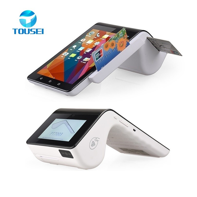 Dual Screen Mobile POS Machine Terminal Android 9.0 4G BT NFC