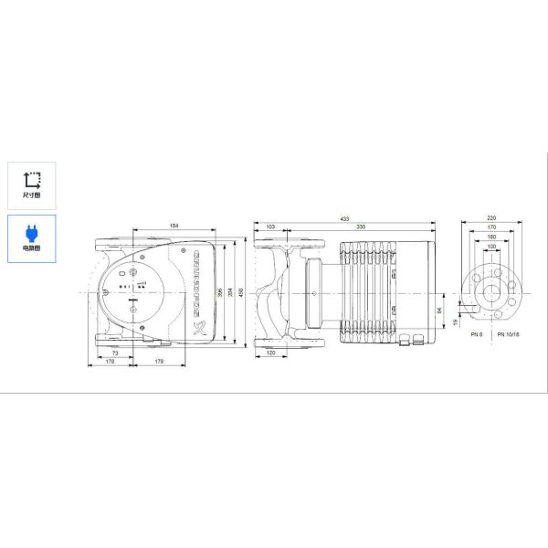 Grundfos Magna1 D 100-120 F Circulating Pump Are Suitable for Commercial Heatingcommercial Air-Conditiondistrict Heatingdistrict Coolinglife Heating Cycle