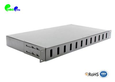 Painel de remendo descarregado da manutenção programada milímetro do quadrilátero quadro de fibra ótica Rackmount