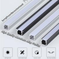 RGB Cor Temp Luminosa Linear Incorporada Negro LED de gesso de teto de luz Trough para sala de estar