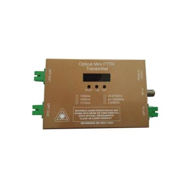 Transmissor pequeno do laser de 1310nm CATV, transmissor ótico da C.C. 10mW/12mW
