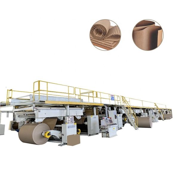 Carton Corrugated  Cardboard  Making Machine Automatic 3/5/7 Ply Corrugated Sheet Production Line A/B/C/E Flute