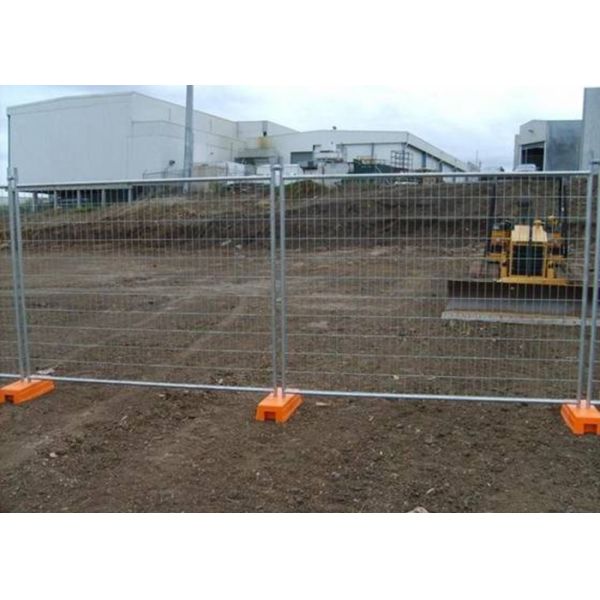 Welded Temporary Mesh Fencing , Electro Galvanized Security Fence Panels