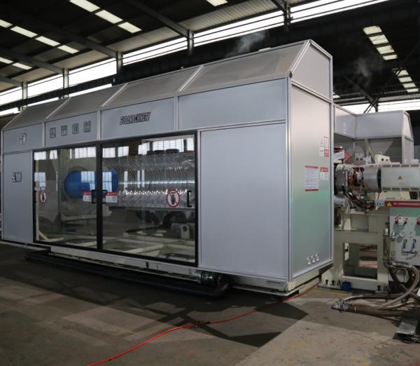 Drainage Sewage PP PE PVC Corrugated Tube Machine With High Automatic System