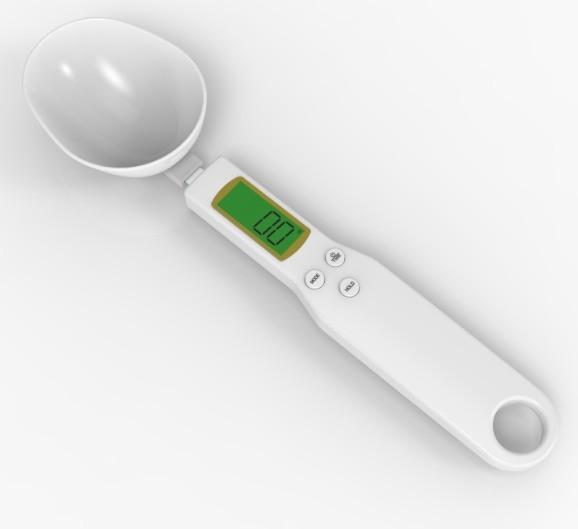 Balance électronique à cuillère pour mesurer les petits poids alimentaires, piles rechargeables, balance à cuillère numérique