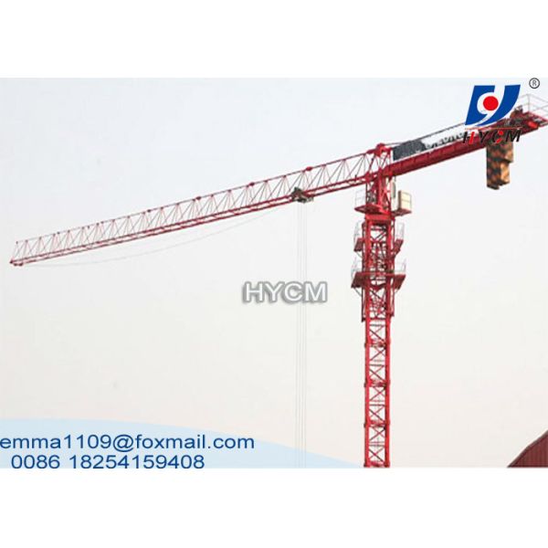 6 Tons QTZ 80 Topless Tower Cranes Hoisting Construction Materials