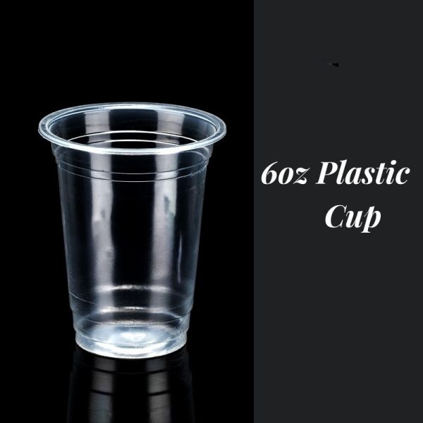6oz High Transparent PP/PS Disposable Cold Drinking Plastic Cups for Full Payment
