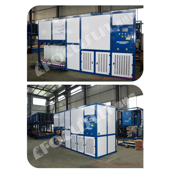 2500 KG Industrial Block Ice Maker Machine with 3P/220V-440V/50Hz/60Hz Power Supply