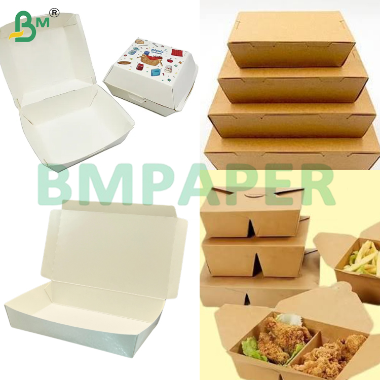Food Grade Food Container Paper Sheets 190gsm + PE Coating