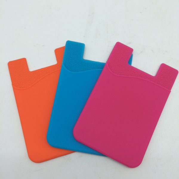3M sticky Portable Fashion New Silicone credit Card Holder SL-018