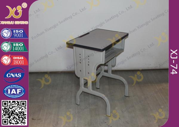 Pre - Assembled Metal Kids School Desk And Chair Set With Electrostatic Powder Coating