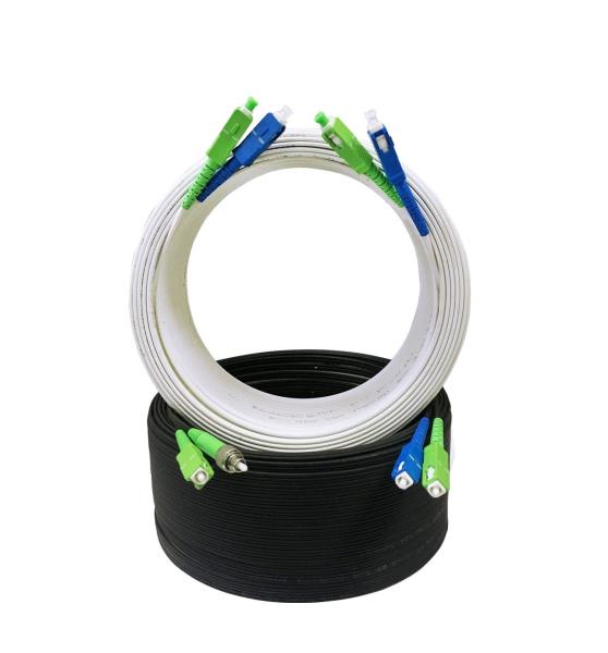 3mm 25mm G652d Lc To Sc Multimode Duplex Fiber Optic Patch Cable Sc Upc