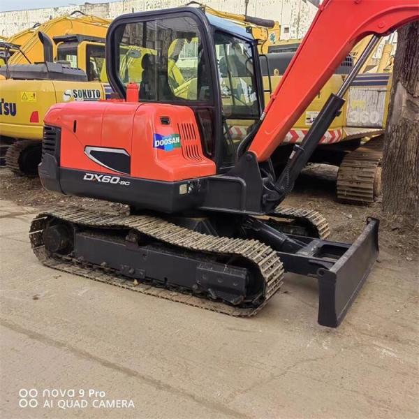 2020 Year Korea Made Used Excavator DX60-9C with 0.21 Bucket Capacity in Shanghai