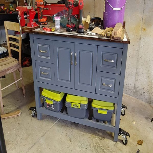 Heavy Duty Retractable Swivel Casters For Workbench Machinery & Table