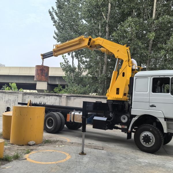 4 Ton Lift Load Foldable Telescopic Straight Boom Lift Crane
